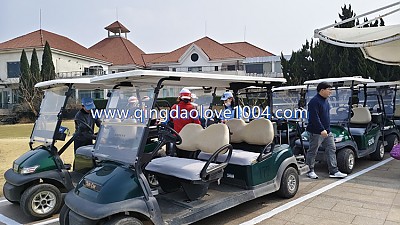 화산골프장 4명 플레이