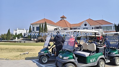 칭다오골프장.화산골프장 3명 꺼우꺼우....^^.